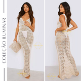 Vestido Crochê Sublime Encanto© Coleção Iluminar - Branco